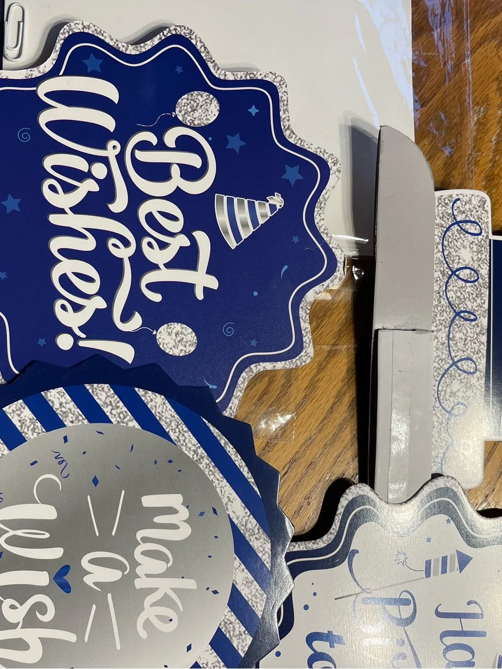 N/A festive blue